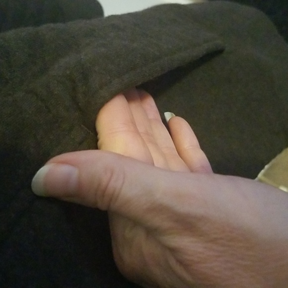 Eddie Bauer Men's Medium Brown Quilted Pullover - Picture 7 of 17